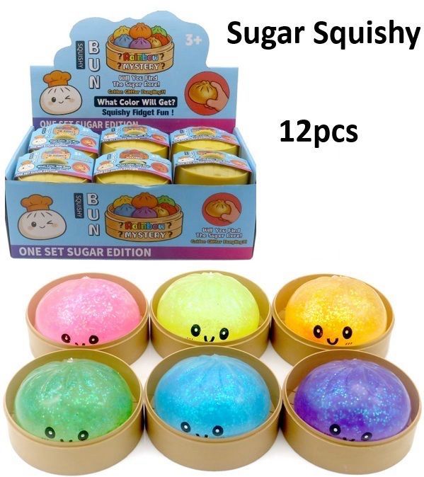 Viral mystery dumpling sugar squish glitter 8.5cm