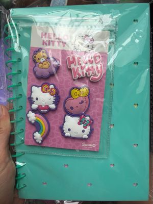 Hello Kitty A5 notitieboek pin it turqoise