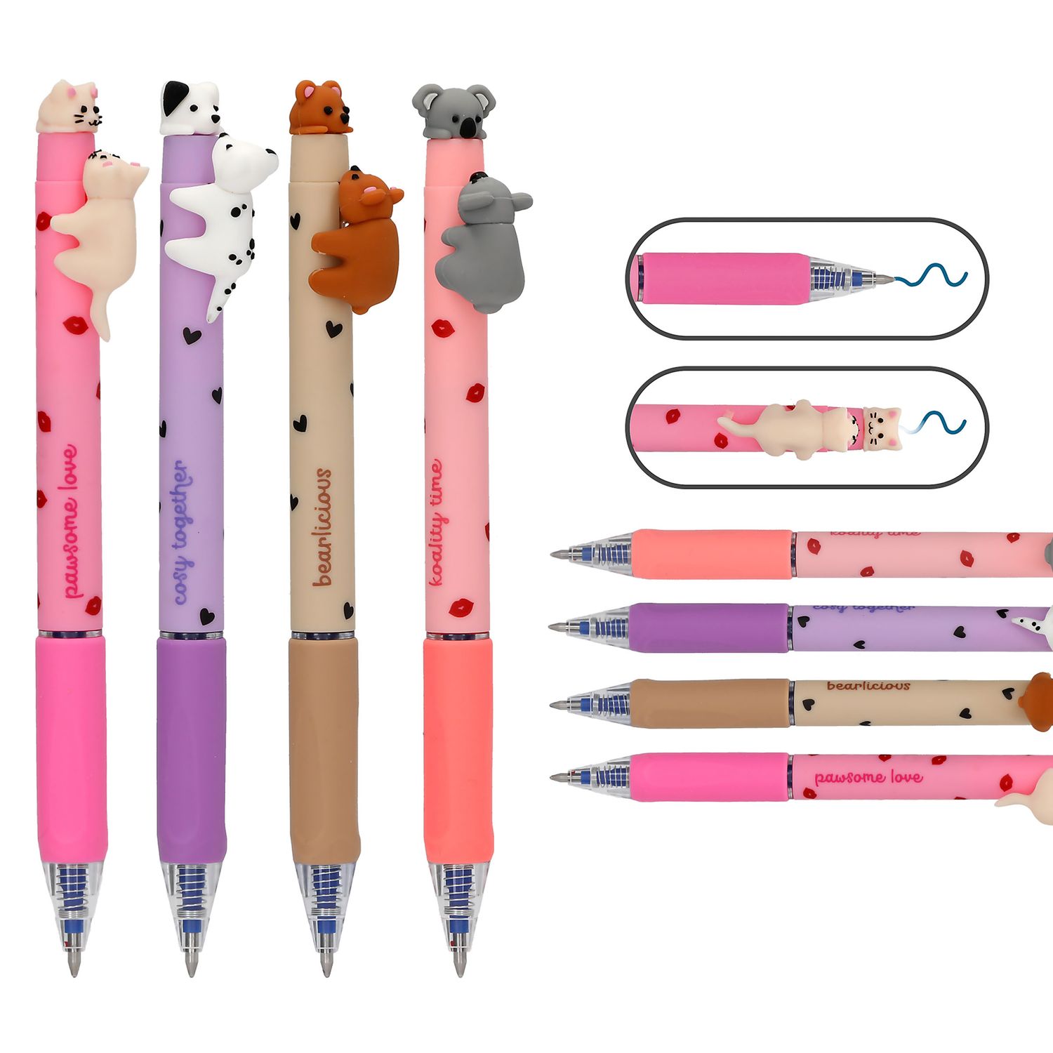 PENfection uitwisbare gelpen click and kiss