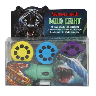 Adventure World zaklamp met plaatjes
