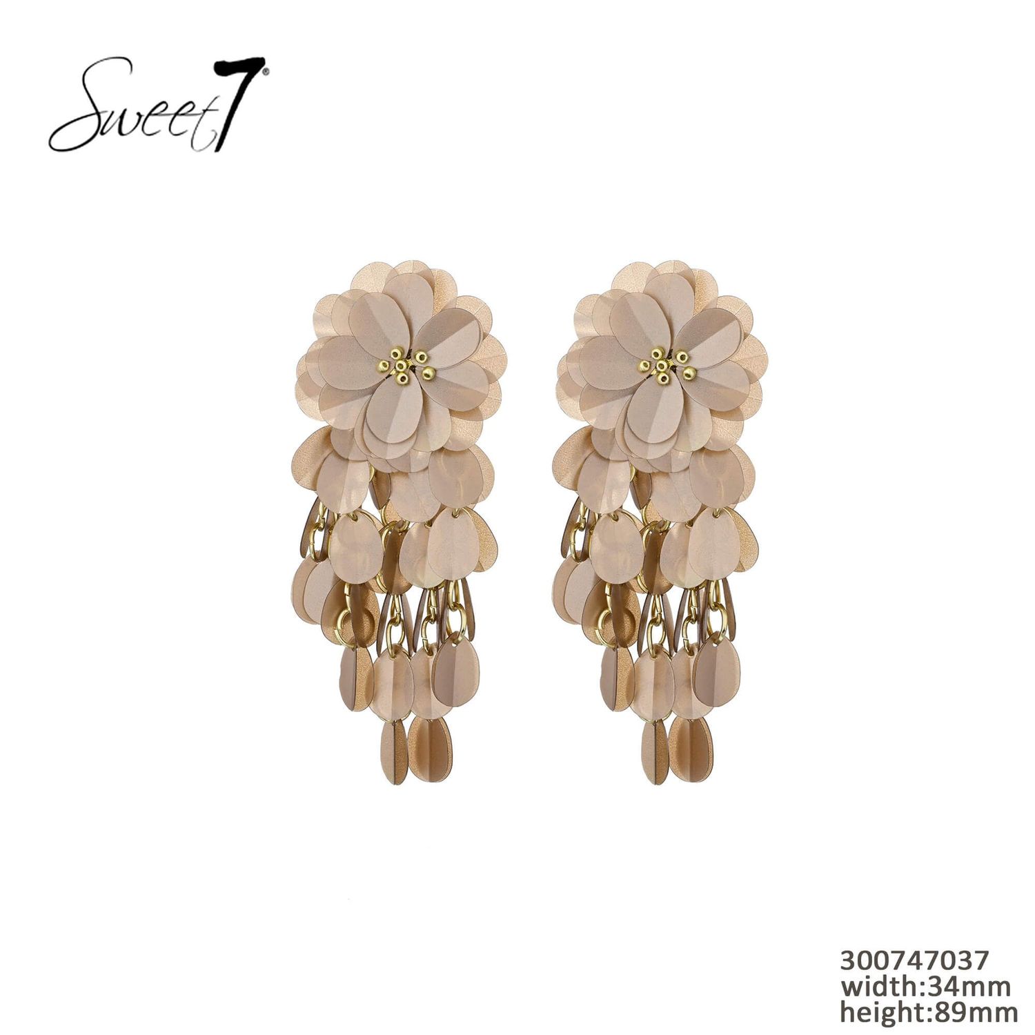 Autumn flower camel/beige