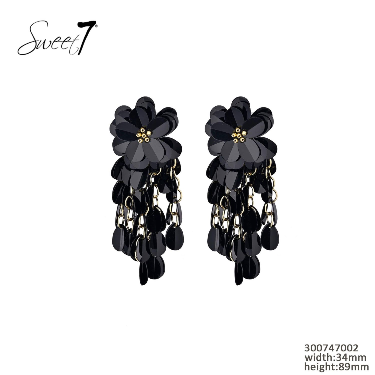 Autumn flower black