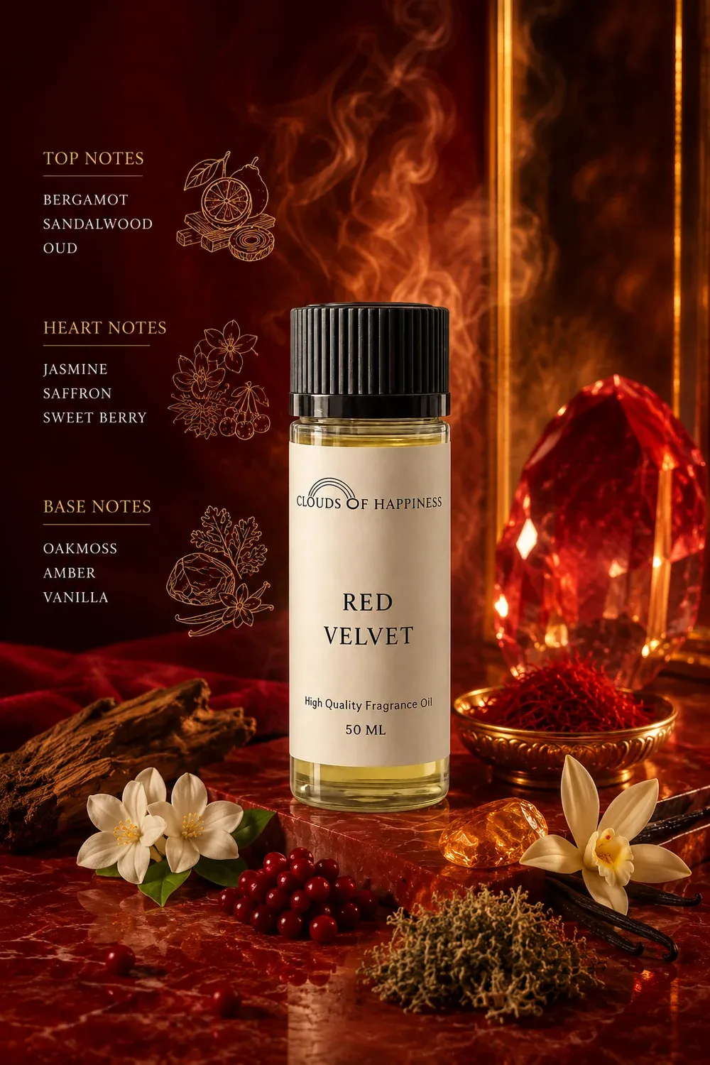 Red Velvet - geurolie 50ml