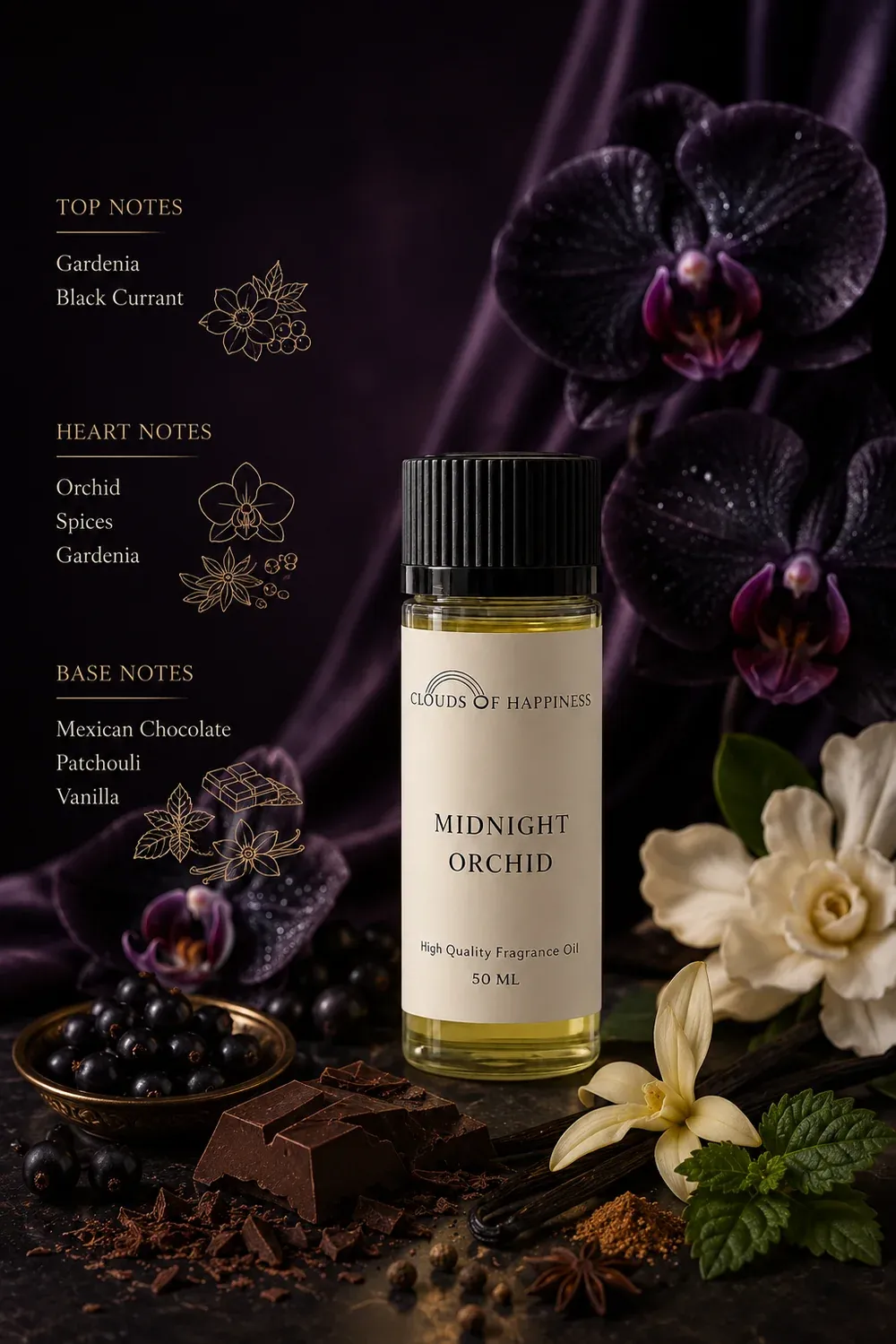 Midnight Orchid - geurolie 50ml