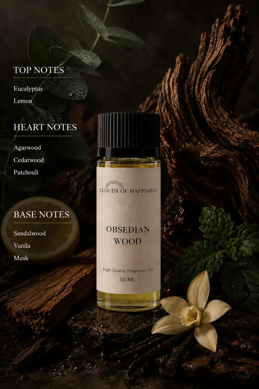 Obsedian Wood - geurolie 50ml