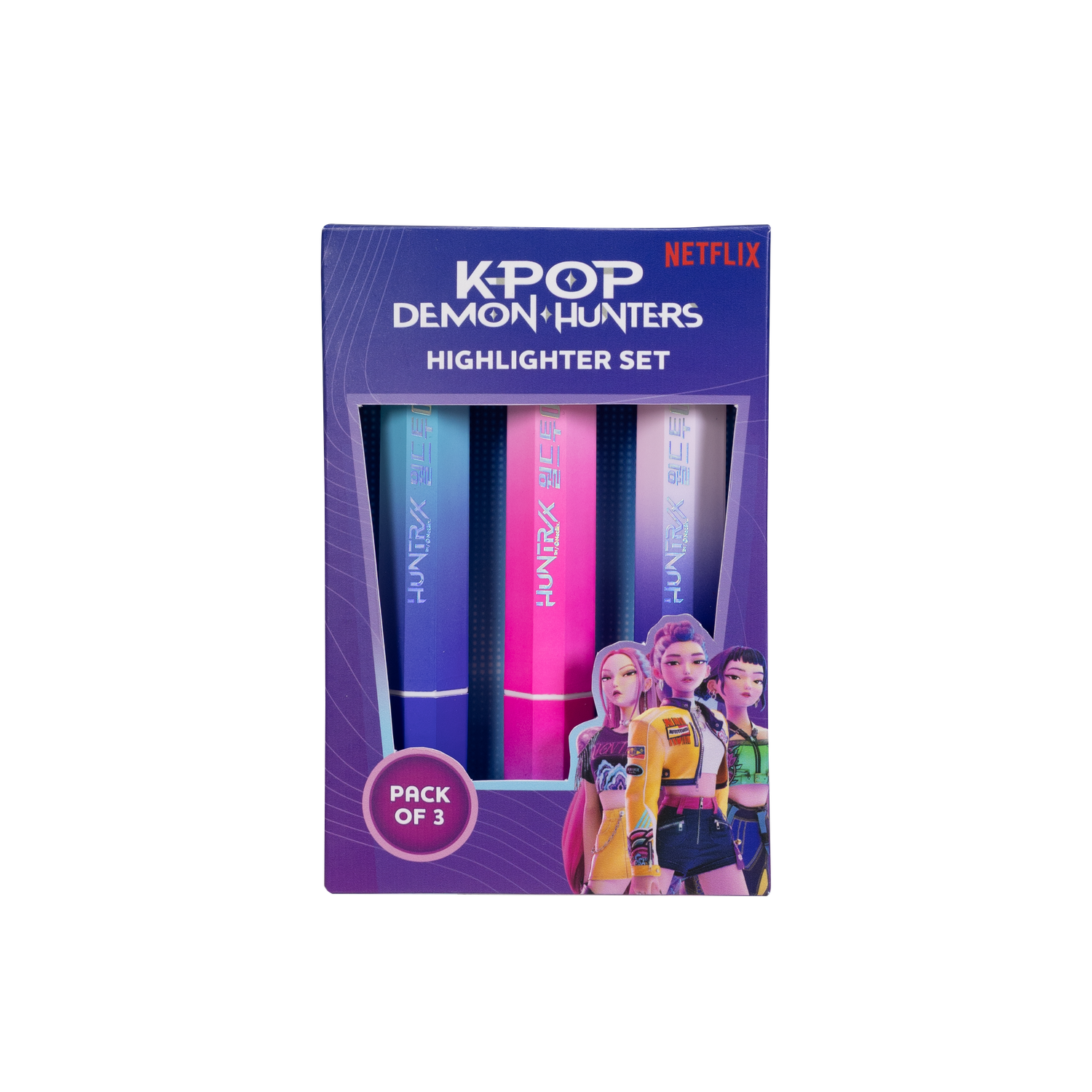 Kpop set fluostiften