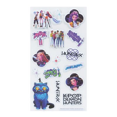 Kpop puff sticker set