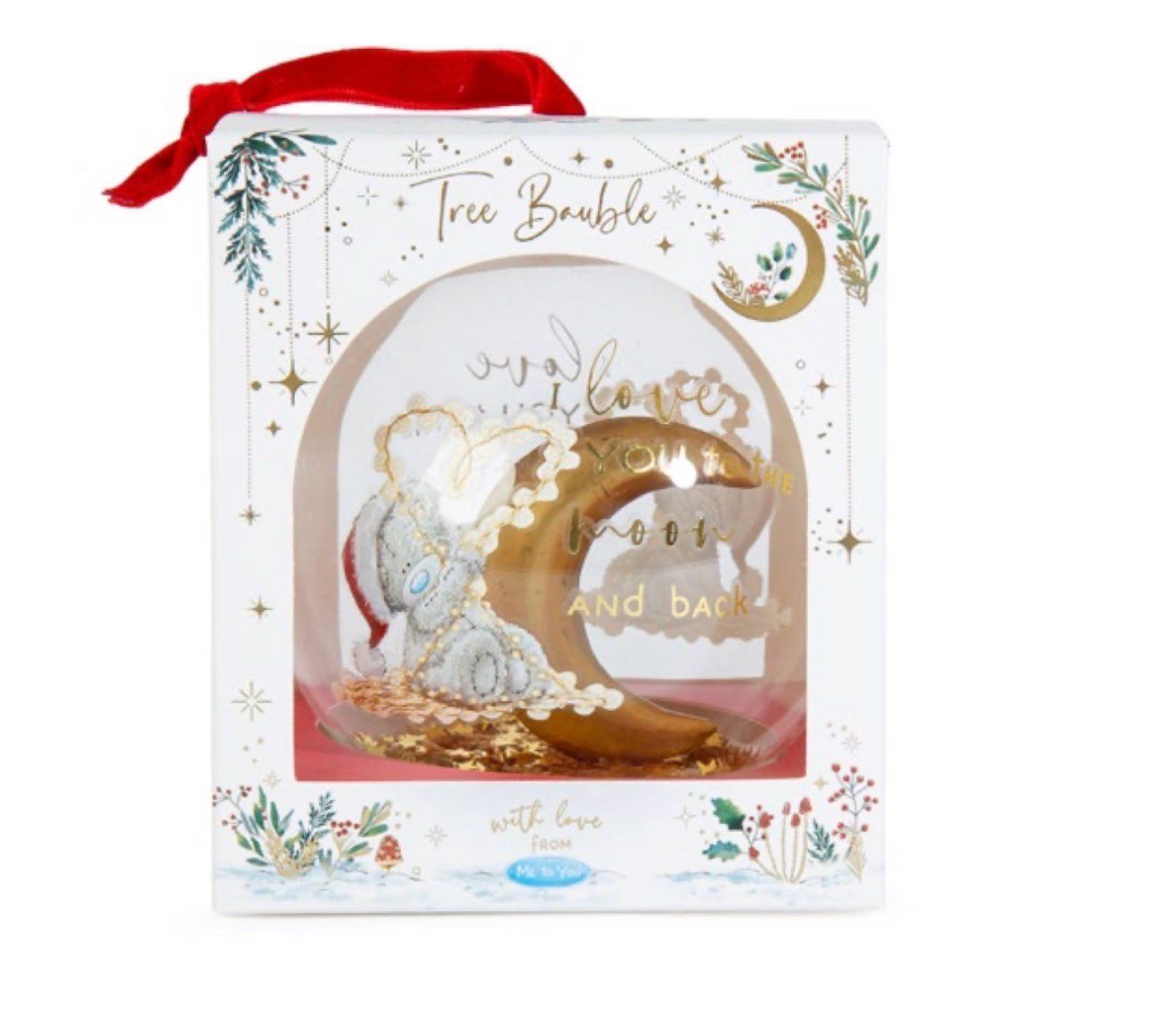 Me To You kerstbal to the moon and back