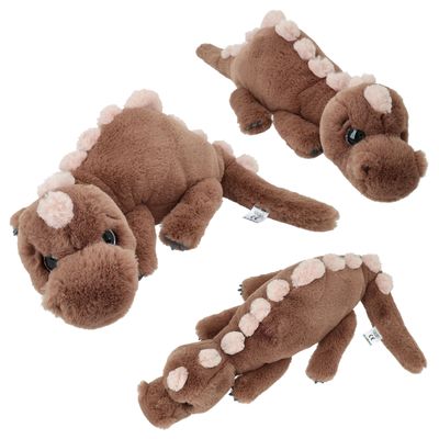 Dino World knuffel dino 50cm bruin
