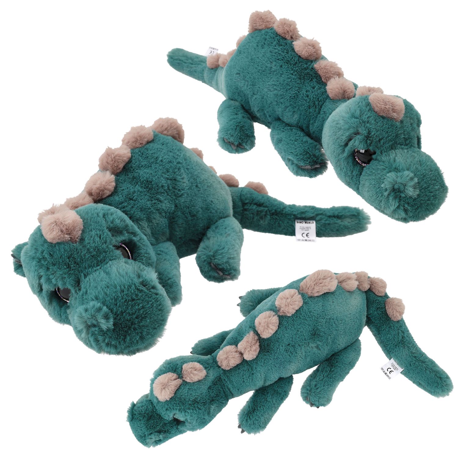 Dino World knuffel dino 50cm groen