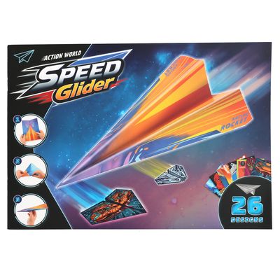 Action World Speed Glider papieren vliegtuigjes boek