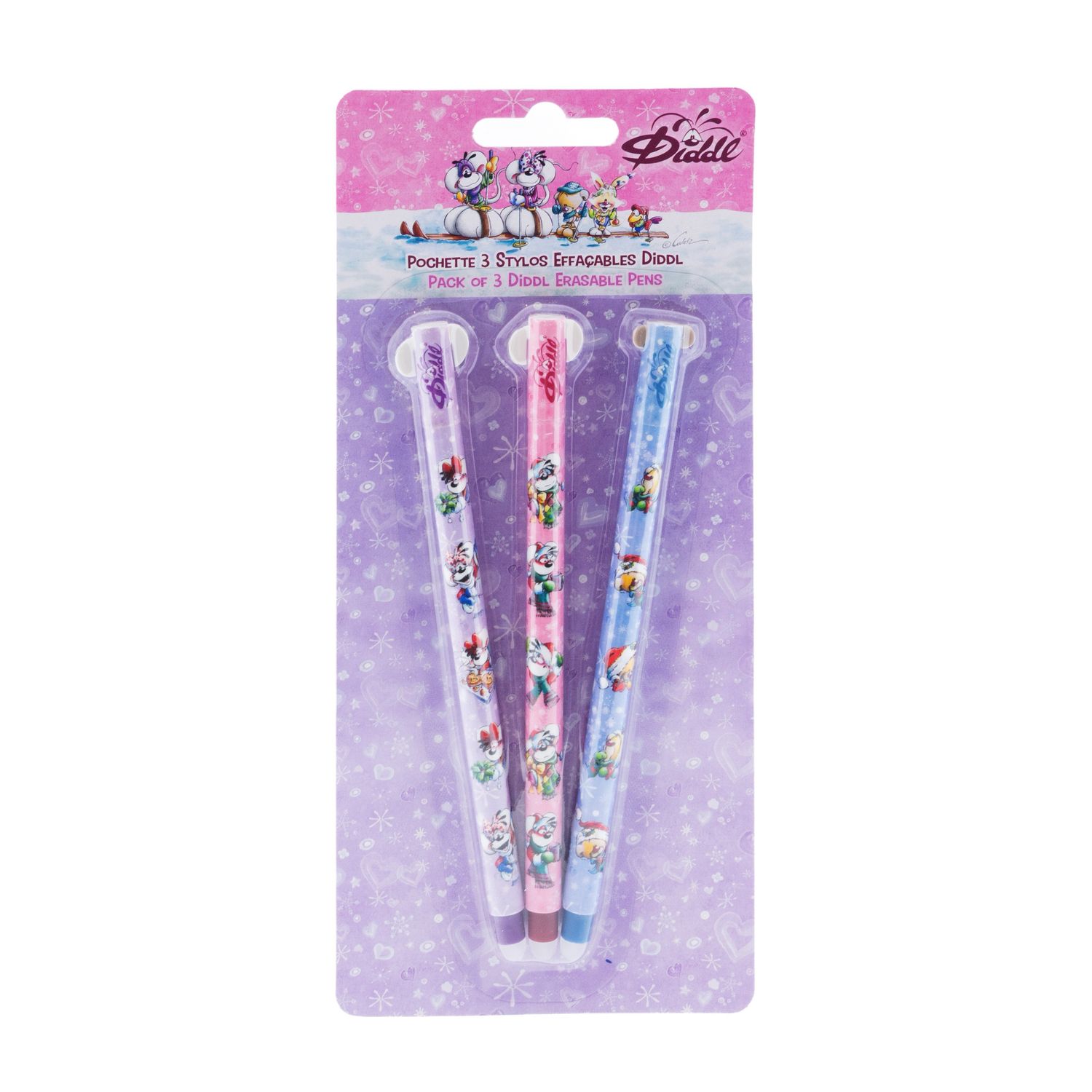 Diddl uitwisbare pennen winter edition 3-pack PRE-ORDER