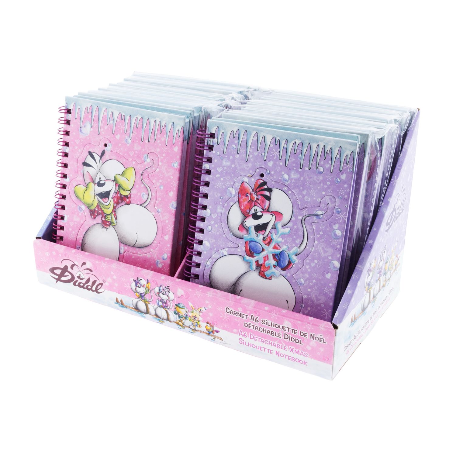 Diddl winter A6 notitieboek met uitneembaar figuur PRE-ORDER