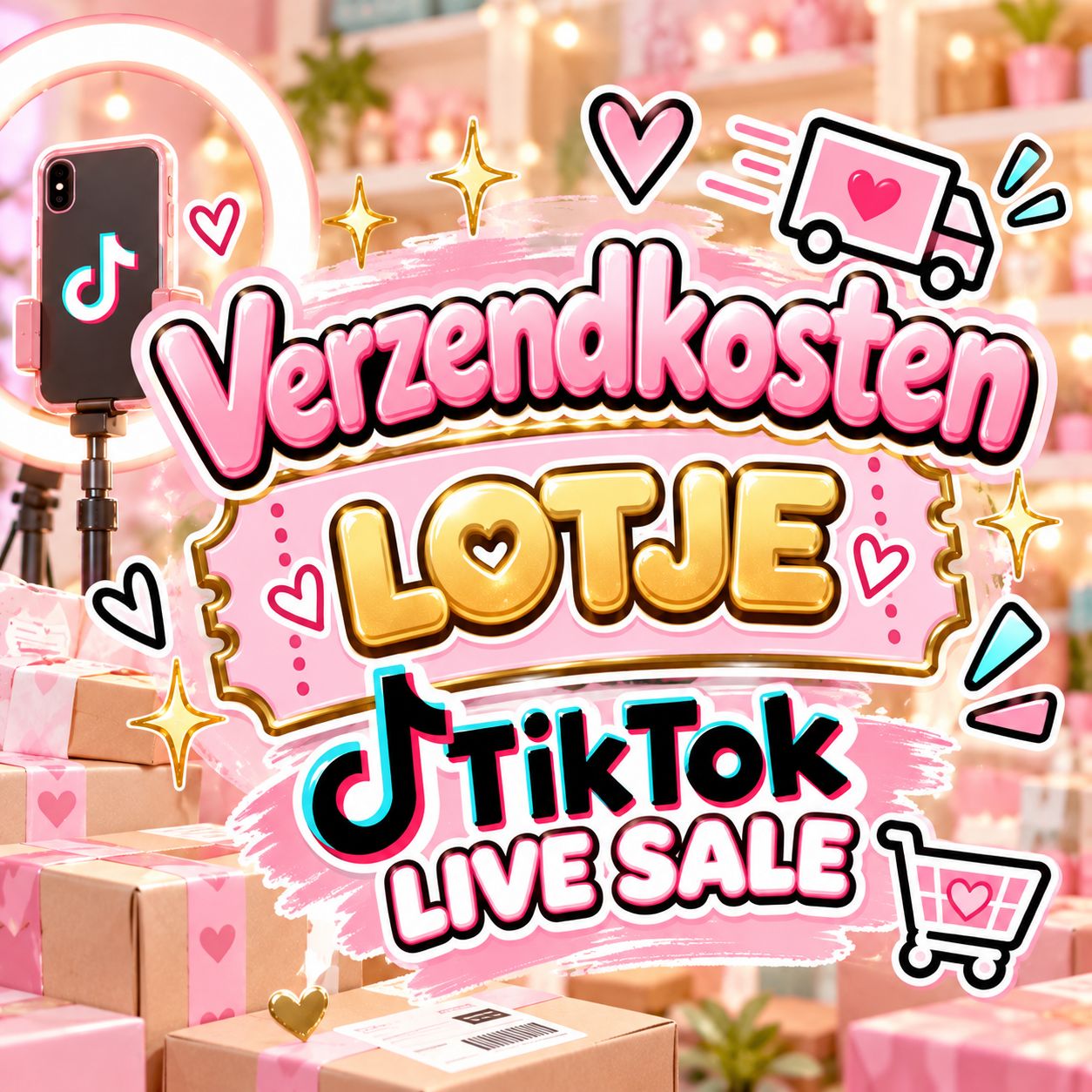 Verzendkosten Deelname TikTok live sale