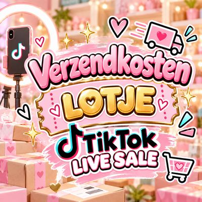 Verzendkosten Deelname TikTok live sale