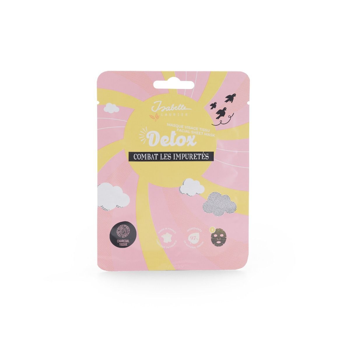 Isabelle laurier - gezichtsmasker detox - houtskool
