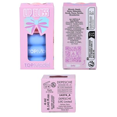 TOPModel lipgloss bubble KPOP
