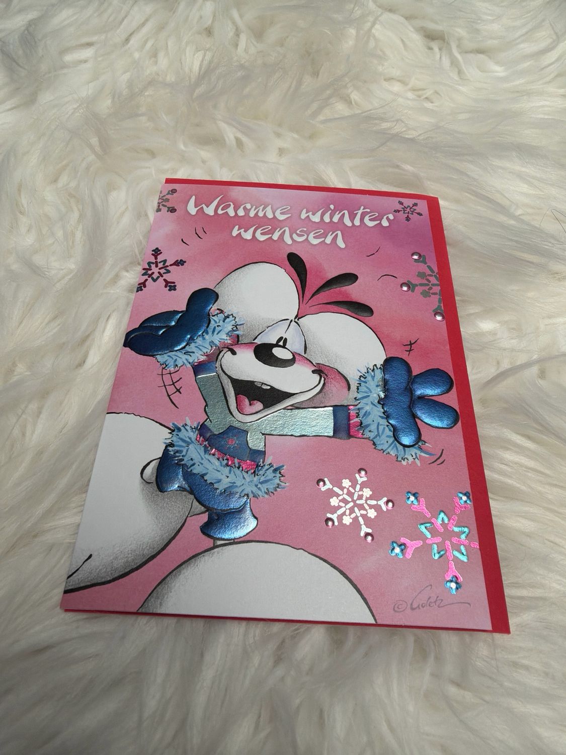 Diddl kerstkaart 11
