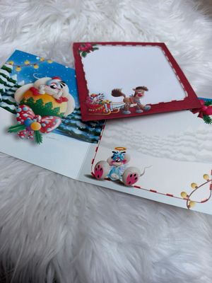 Diddl 3D kerstkaart 1