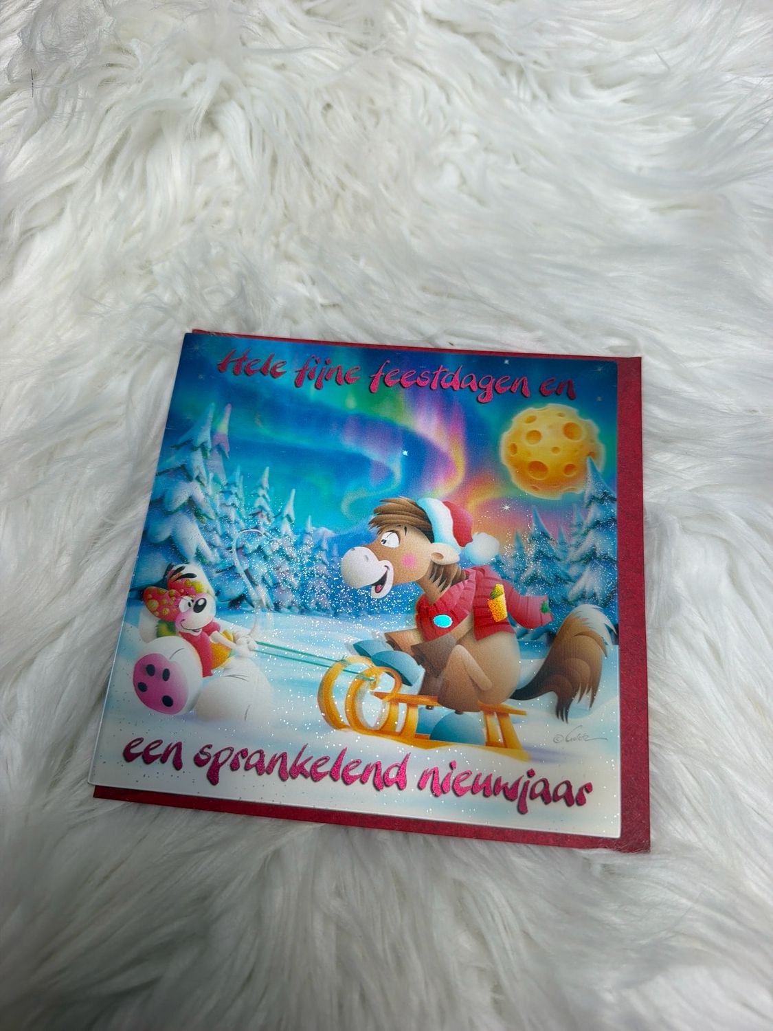 Diddl 3D kerstkaart 4