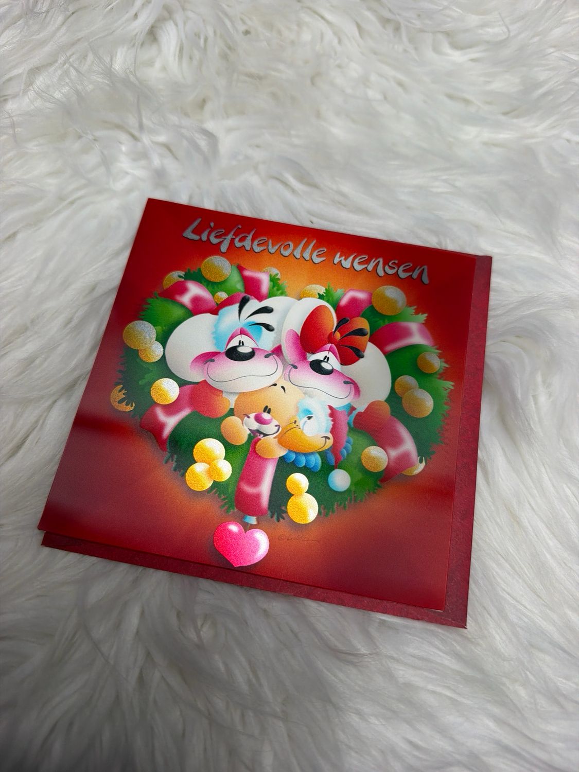 Diddl 3D kerstkaart 6