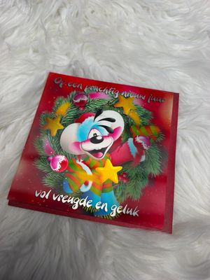 Diddl 3D kerstkaart 8