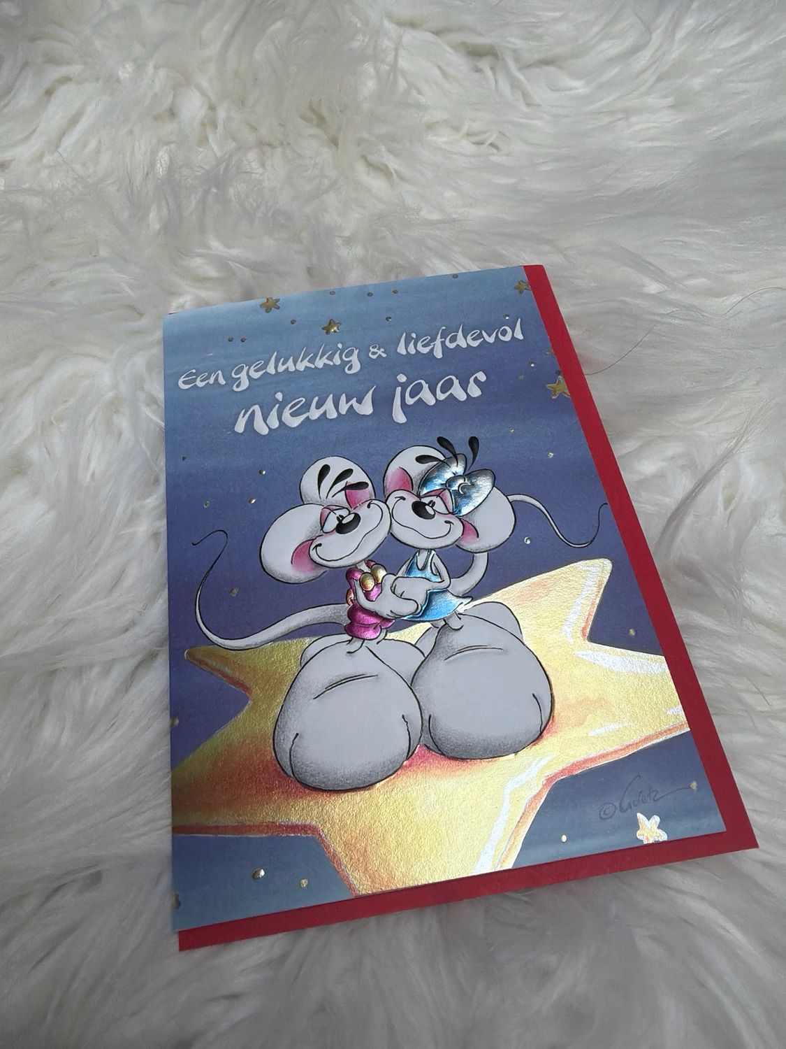 Diddl kerstkaart 7