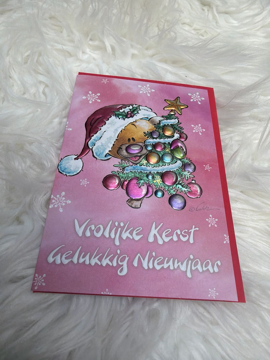 Diddl kerstkaart 8