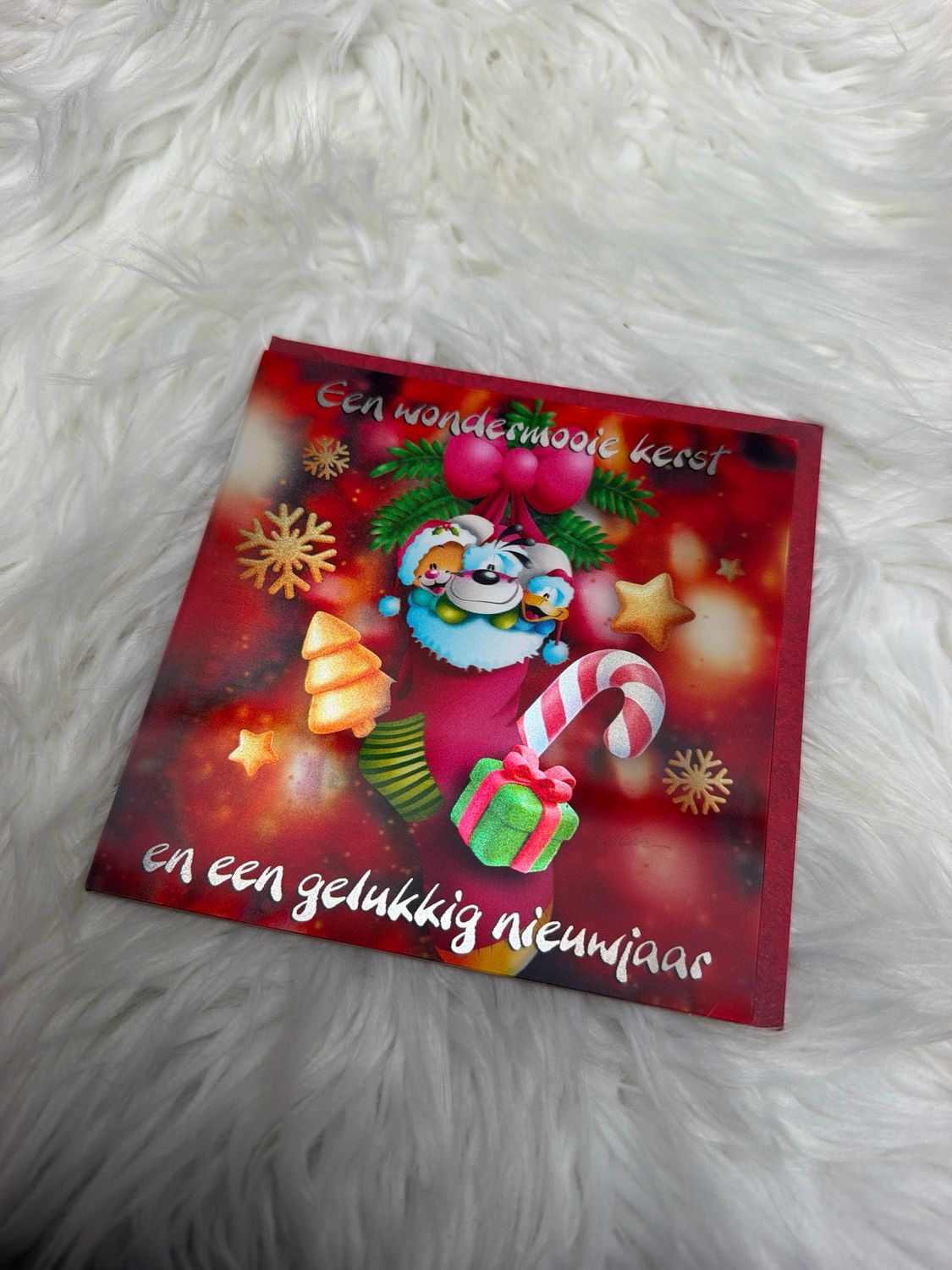 Diddl 3D kerstkaart 3