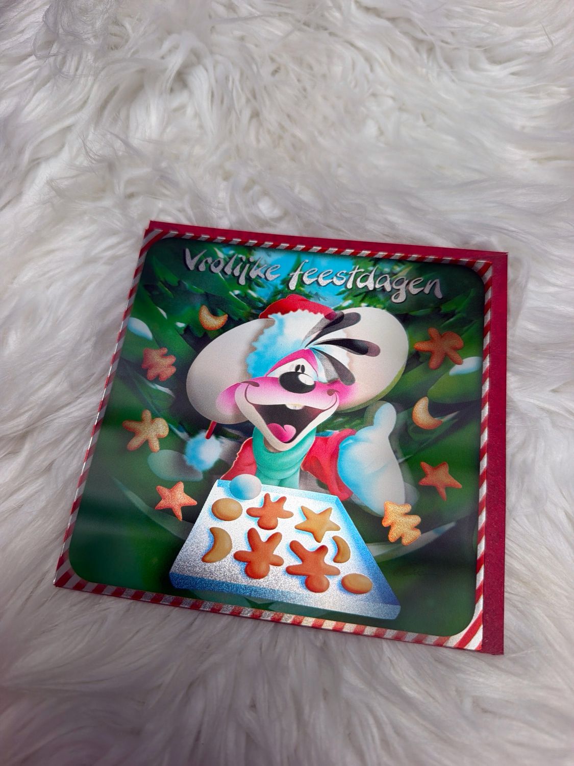 Diddl 3D kerstkaart 5