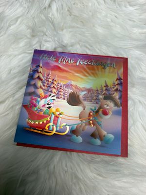 Diddl 3D kerstkaart 7