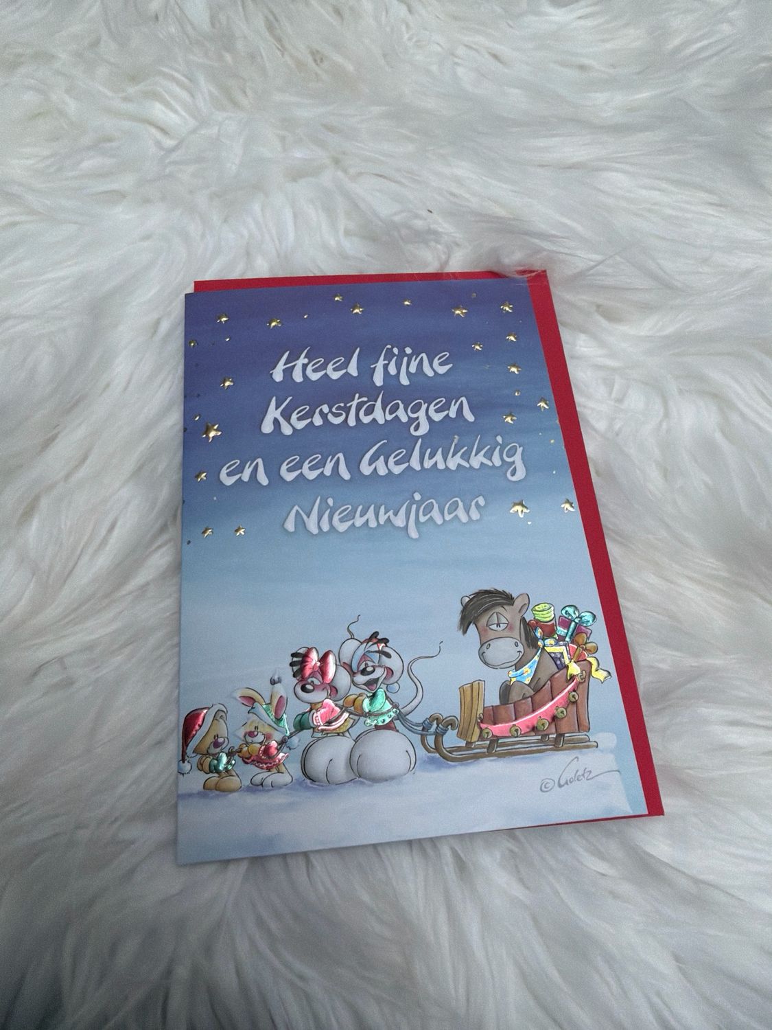 Diddl kerstkaart 4