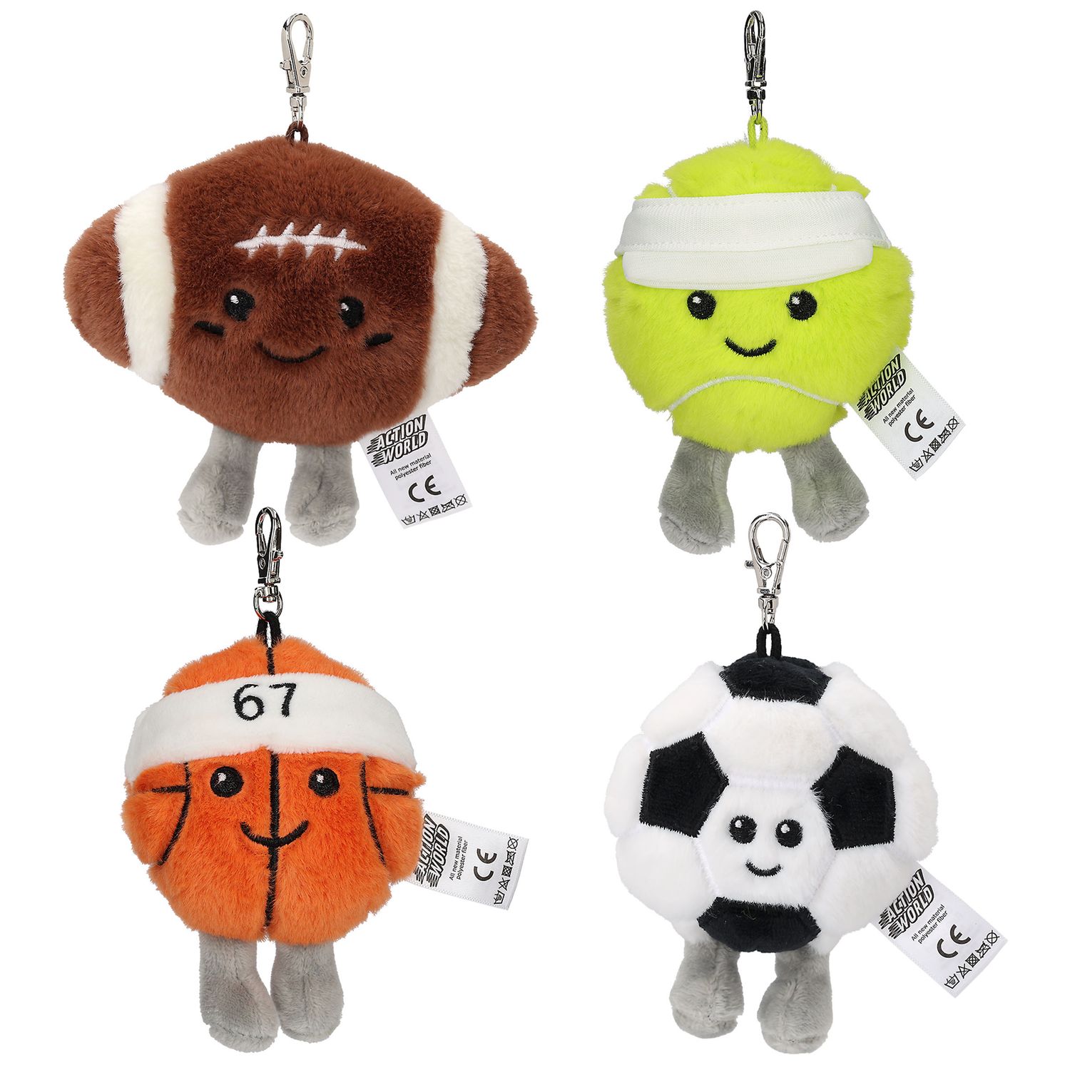 Action World knuffel hanger SPORTS
