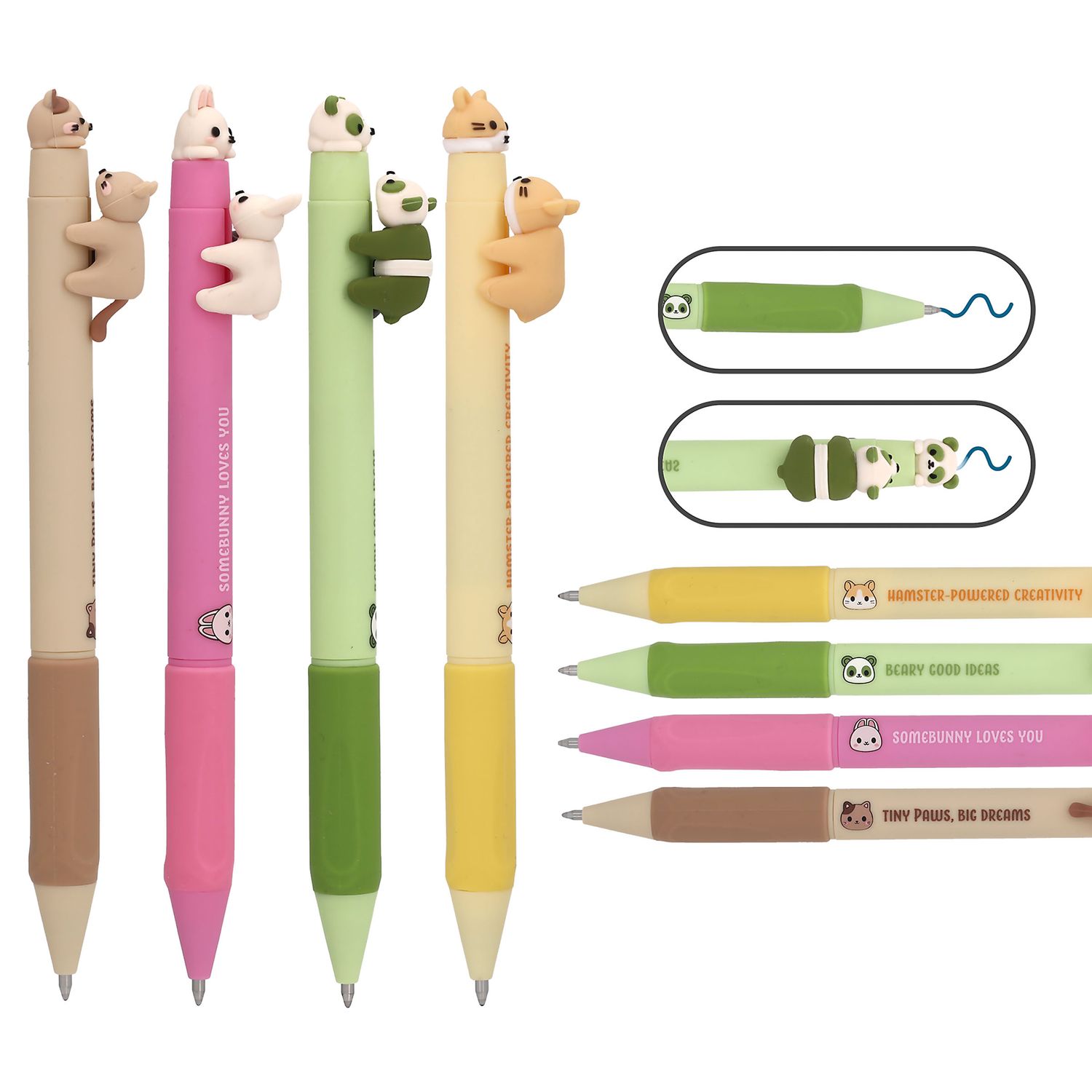 Lolli Riot uitwisbare gelstift click &amp; kiss design 2