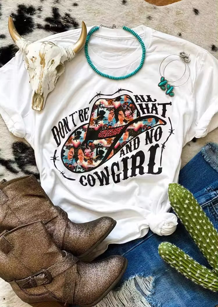 Summer Western T-Shirt 100% Cotton