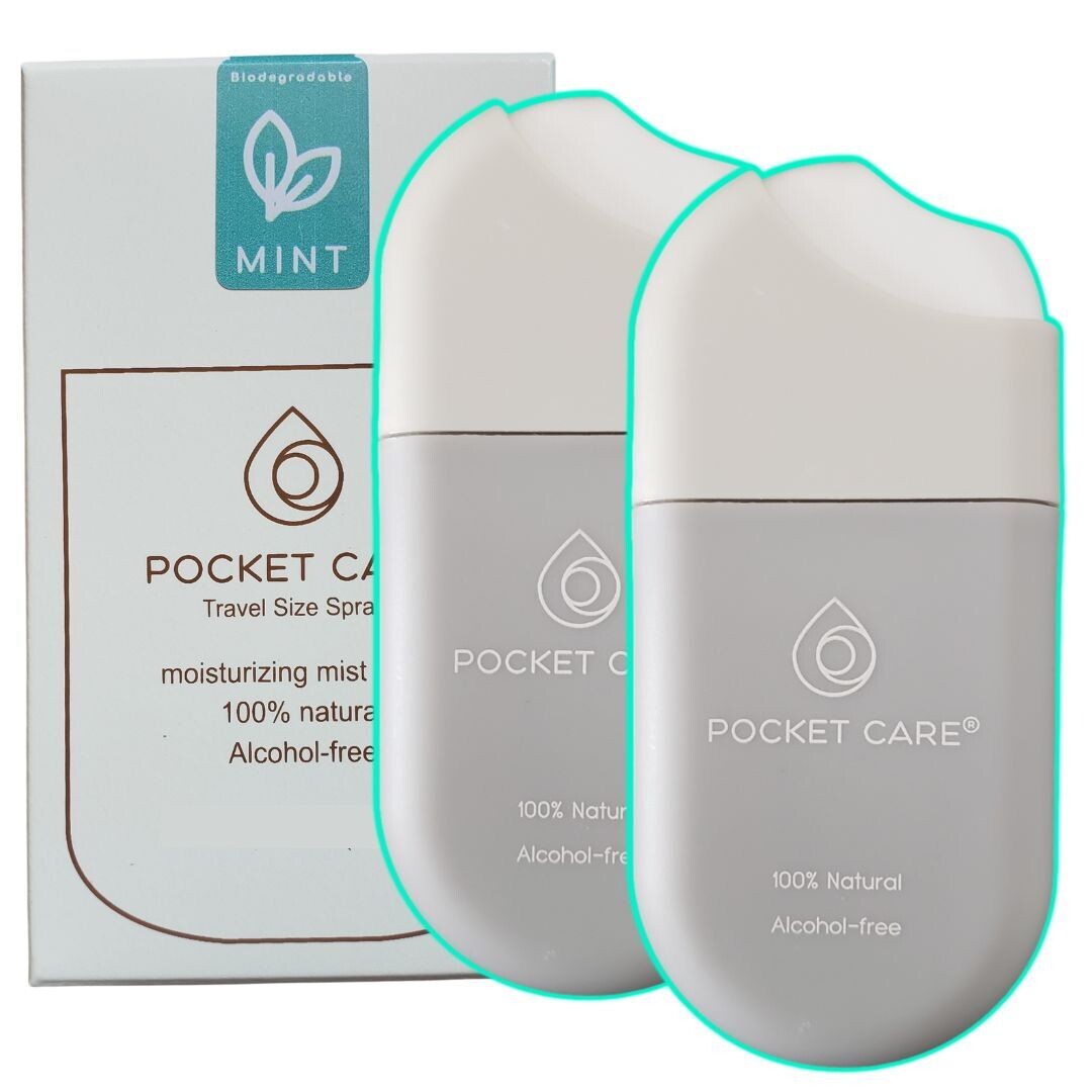 2 Pack hand sanitizer mist spray 15ml / 1 Fl OZ
