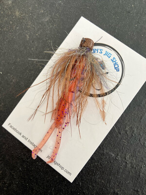Pre Rigged Finesse Bug (PB&amp;J) 1/4 oz