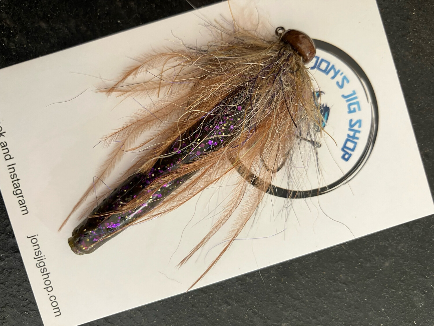 Pre Rigged Finesse Bug (PB&amp;J) 1/8 oz