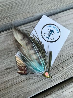 3/8 oz Bladed Zonker Swim Jig - Bluegill