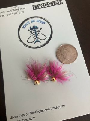 4mm Tungsten Ice Fly-2pack