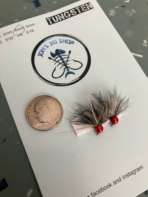 4mm Tungsten Ice Fly - 2pk