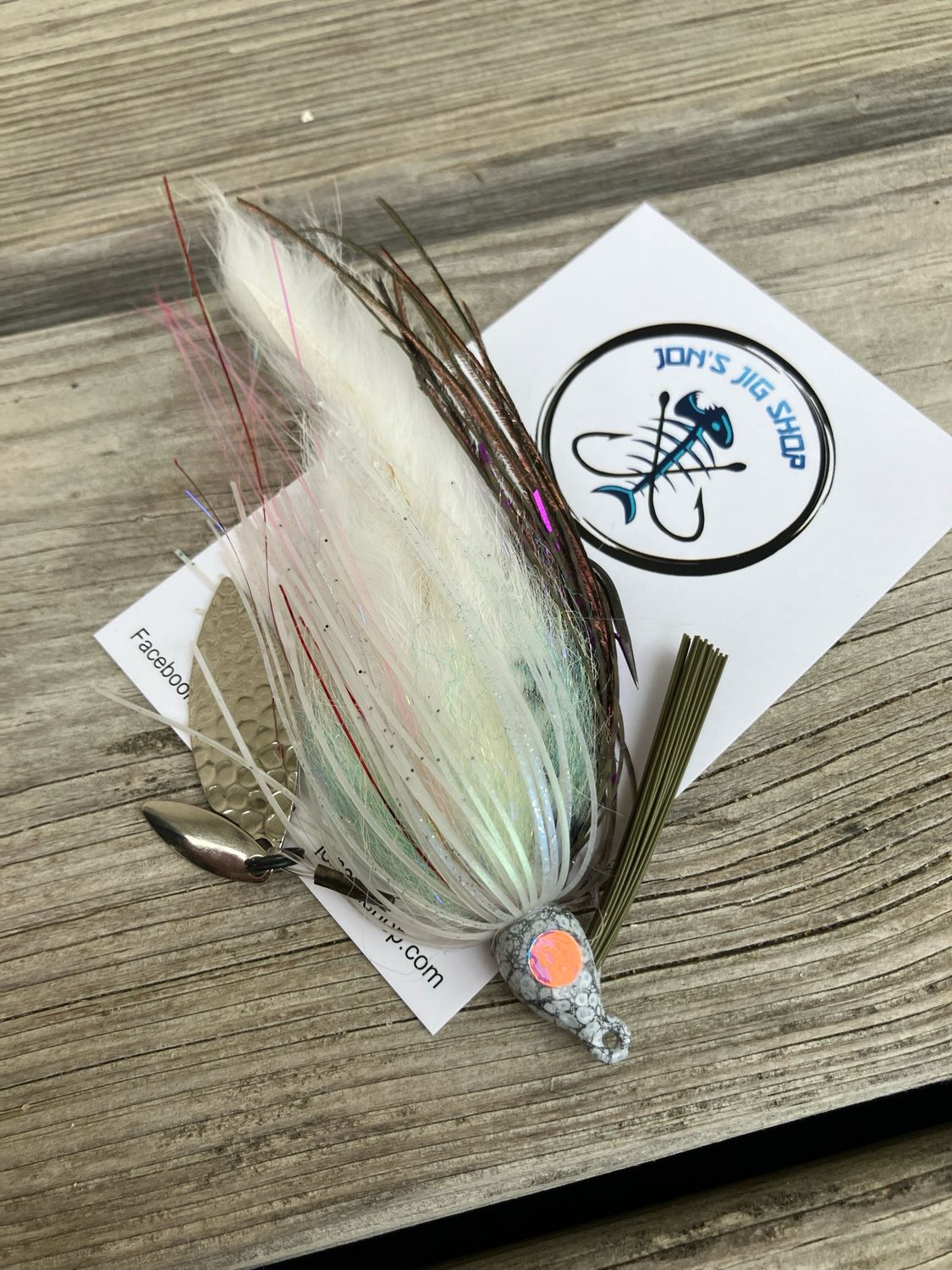 1/2 oz Bladed Zonker Swim Jig - Shad