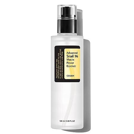 COSRX Snail Mucin 96% Power Repairing Essence 3.38 fl.oz, 100ml, Hydrating Serum for Face with Snail Secretion Filtrate for Damaged Skin