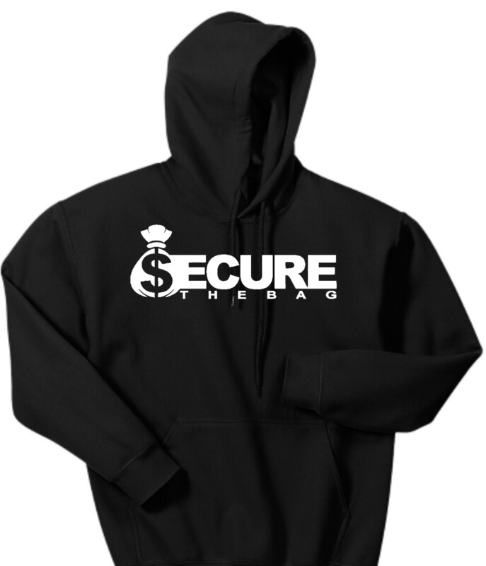 Puff Print Hoodie Blk/Wht