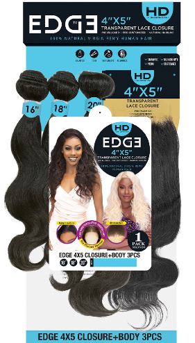 Edge 4x5 Closure &amp; Body 3 Pieces