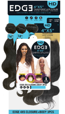 Edge 4x5 Closure &amp; Body 3 Pieces