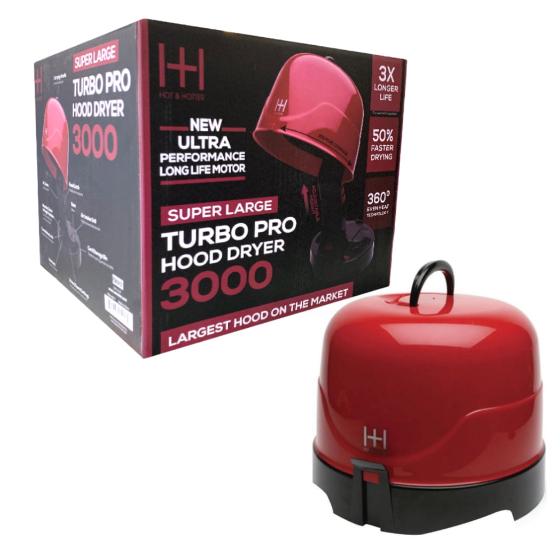 Hot &amp; Hotter Turbo Hood Dryer 3000