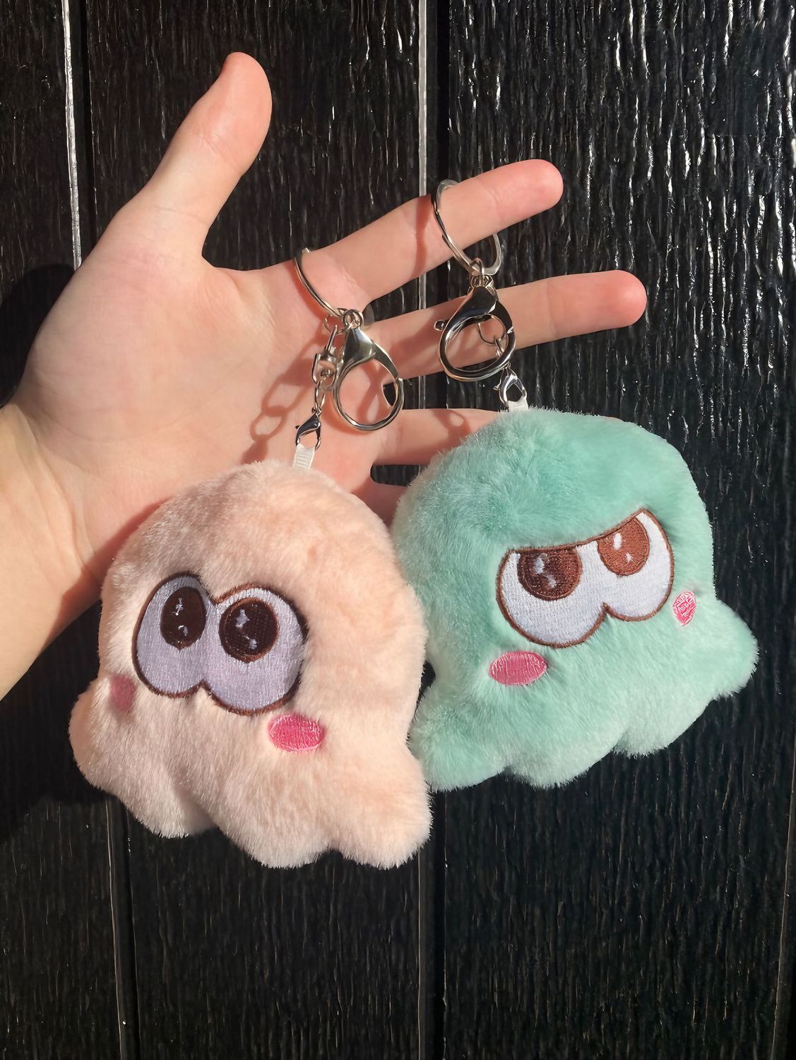 Splatoon Blushing Octo Keyring