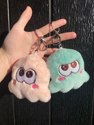 Splatoon Blushing Octo Keyring