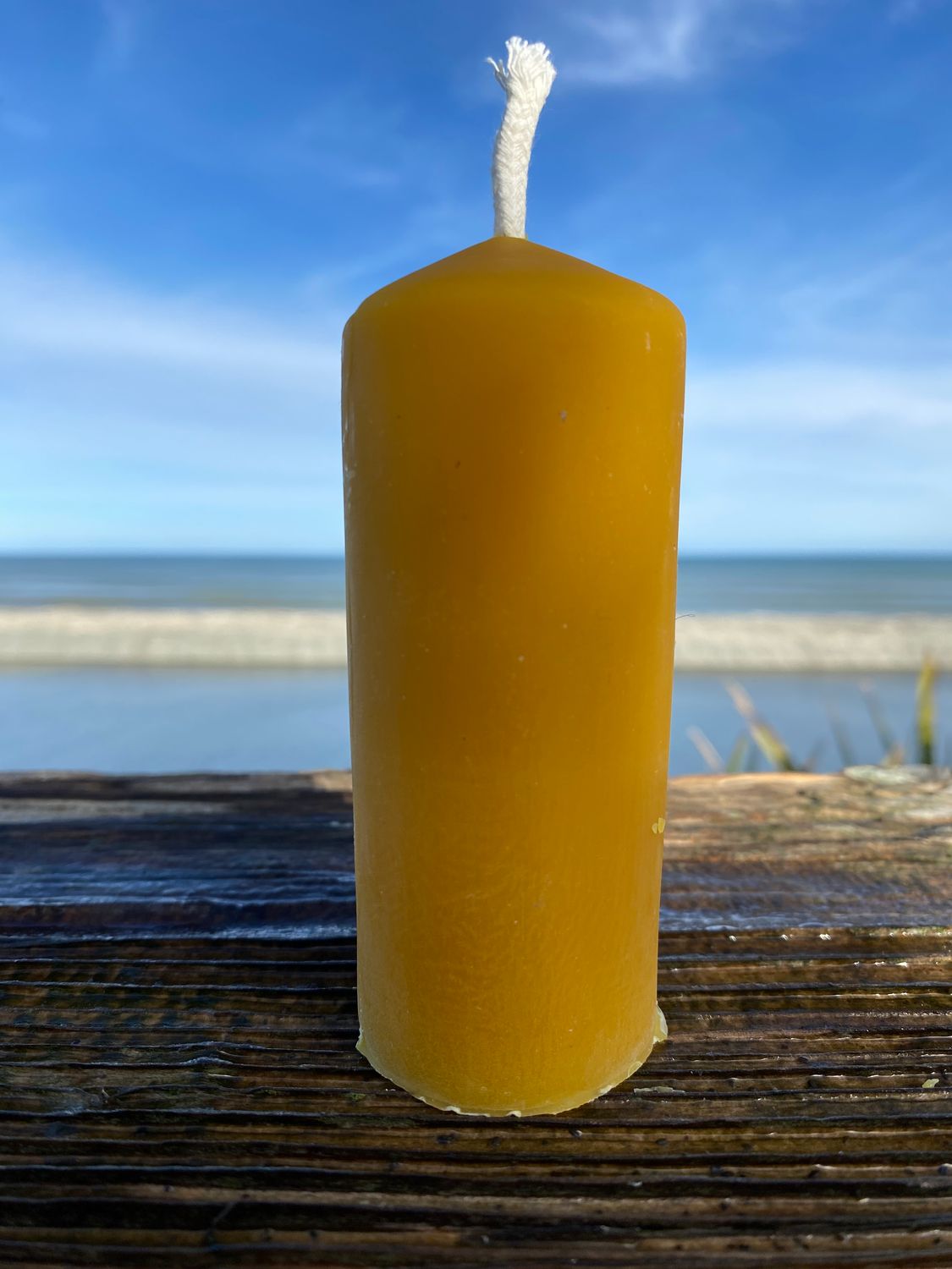 Beeswax candle